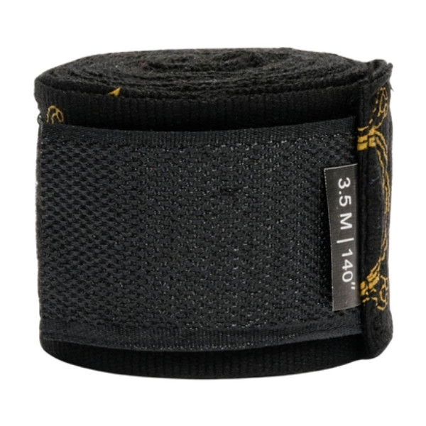 Бинтове за Бокс Leone X Dolly Noire DENARI 350 см черни – етикет 3.5 м