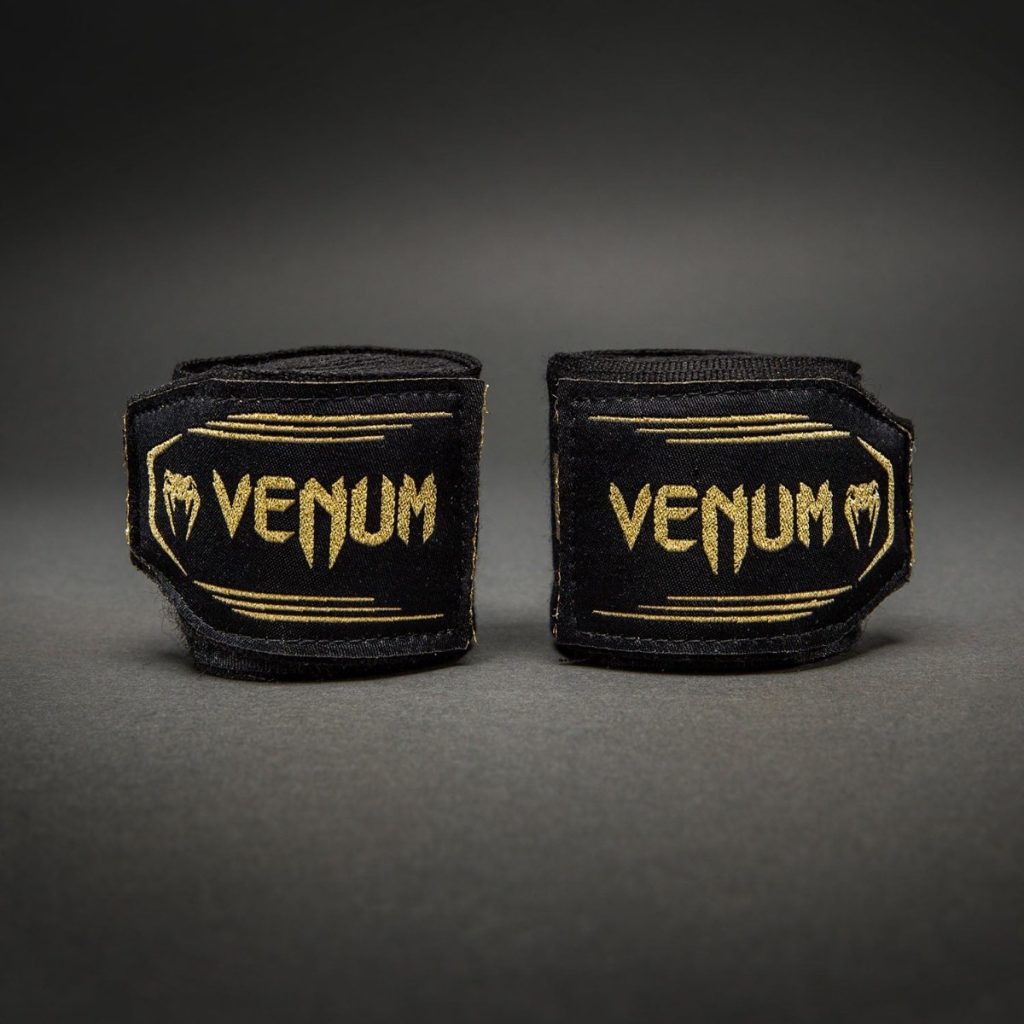 Бинтове за Бокс Venum Kontact Evo Black/Gold – навити