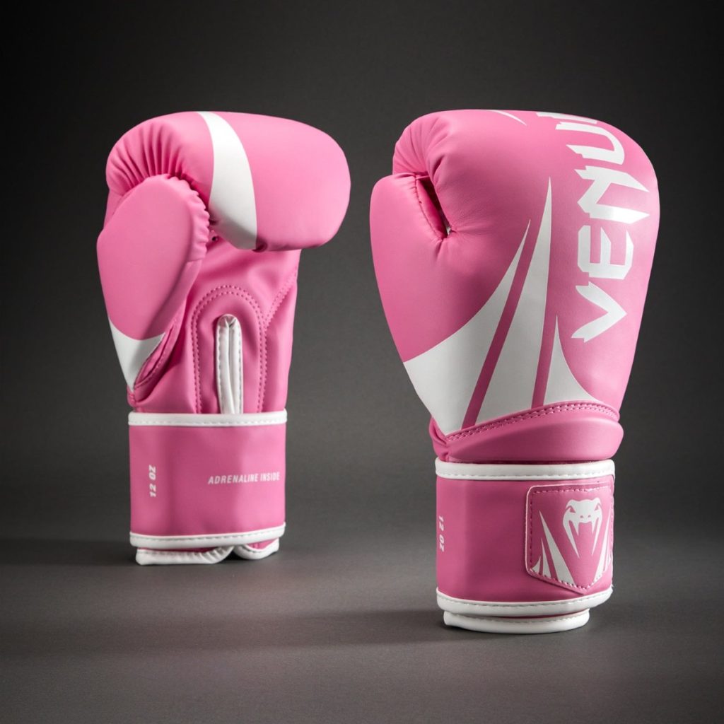 Боксови Ръкавици Venum Challenger 2.5 Pink/White – чифт