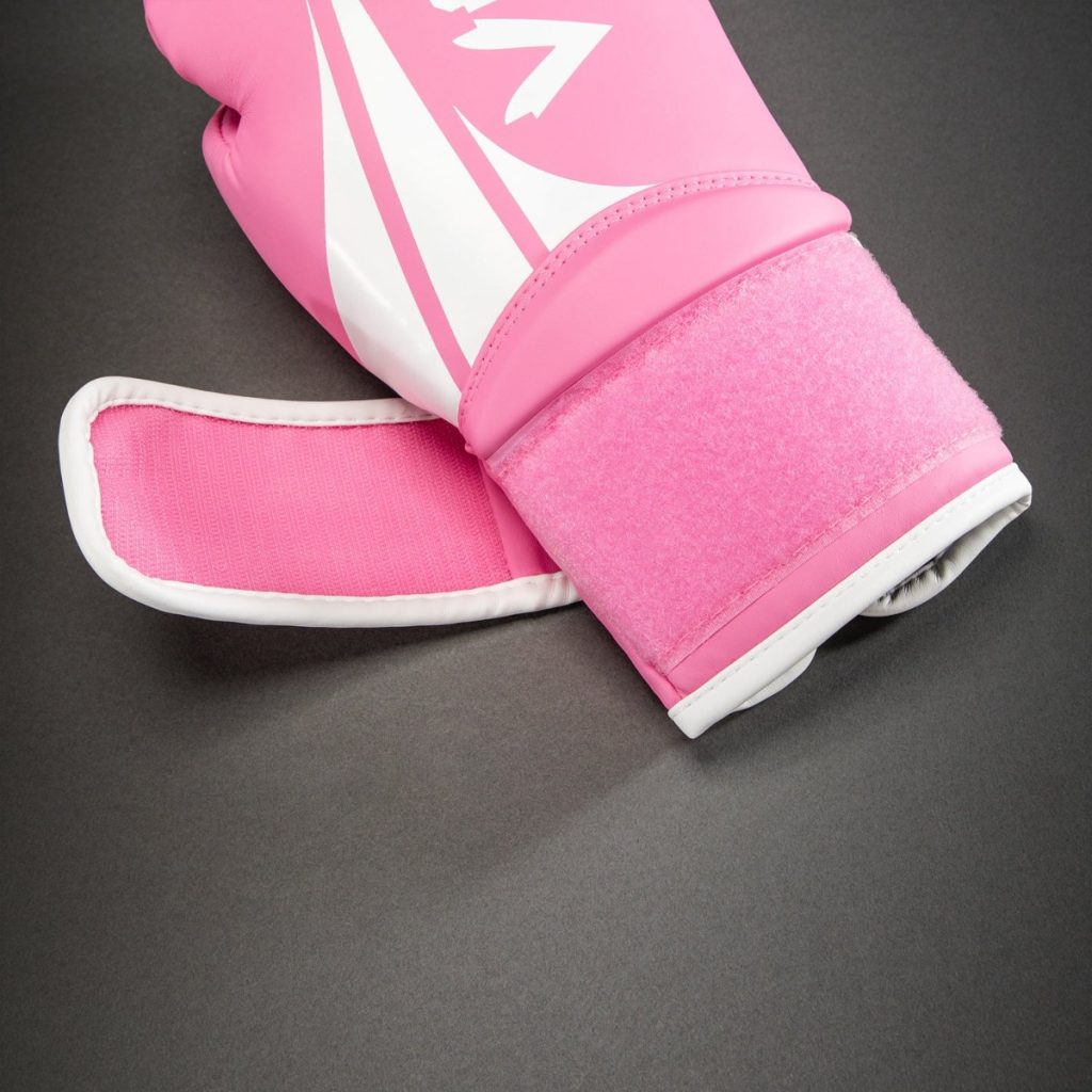 Боксови Ръкавици Venum Challenger 2.5 Pink/White – детайл велкро