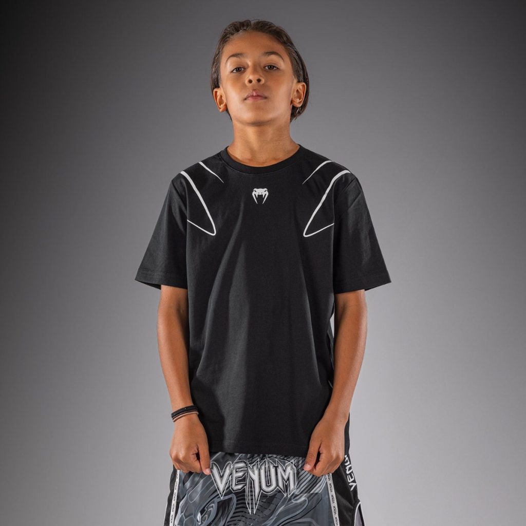 Детска Тениска Venum Crimson Viper 2.0 Kids Black/Grey – отпред