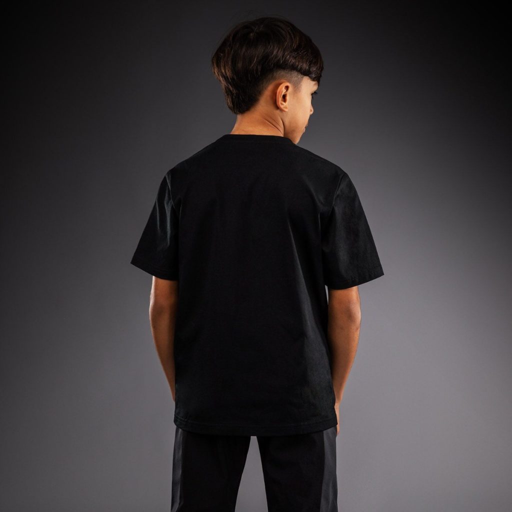Детска Тениска Venum Essential Black/Gold – отзад
