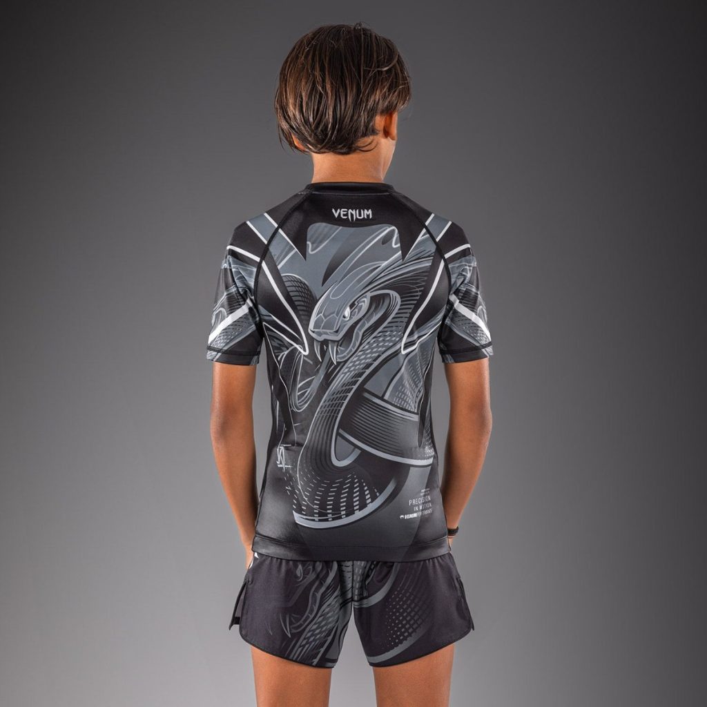 Детски Рашгард Venum Crimson Viper 2.0 Kids Black/Grey – отзад