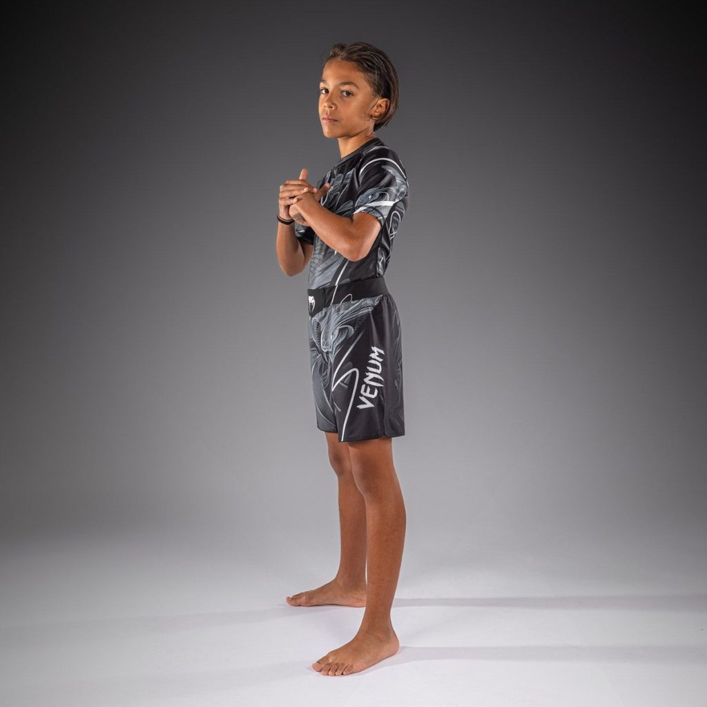 Детски Шорти Venum Crimson Viper 2.0 Kids Black/Grey – отстрани