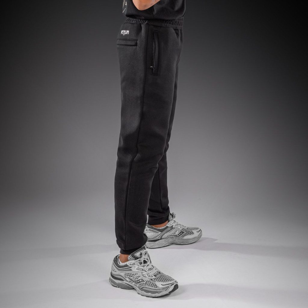 Детски Спортен Екип Venum Attack Fleece & Weave Black – долнище – под ъгъл