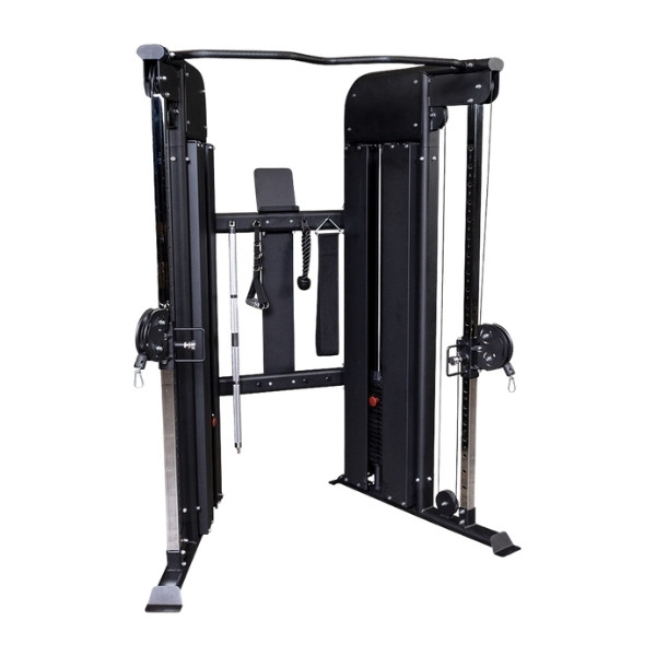 Функционален тренажор Body-Solid GFT100C с кожуси (стек 2 × 72,5 кг) – общ вид