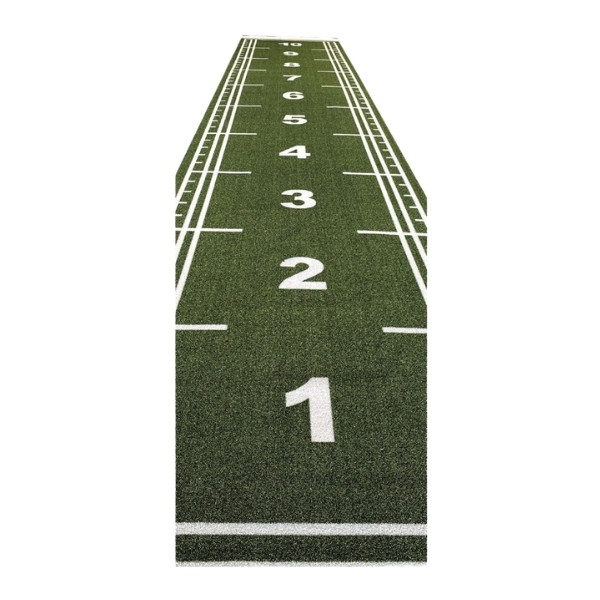 Изкуствена Трева Sprint Track AMILA 10 м Зелена – отгоре, маркировка от 1 до 10