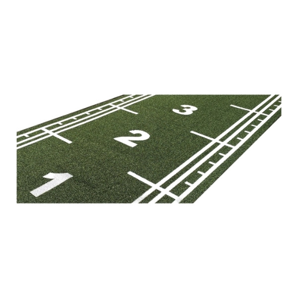 Изкуствена Трева Sprint Track AMILA 10 м Зелена – в перспектива