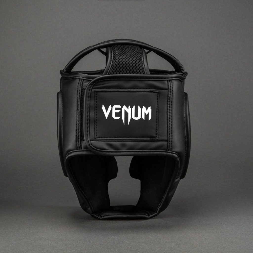 Каска за Бокс Venum Contender 1.5 Black/White – отзад