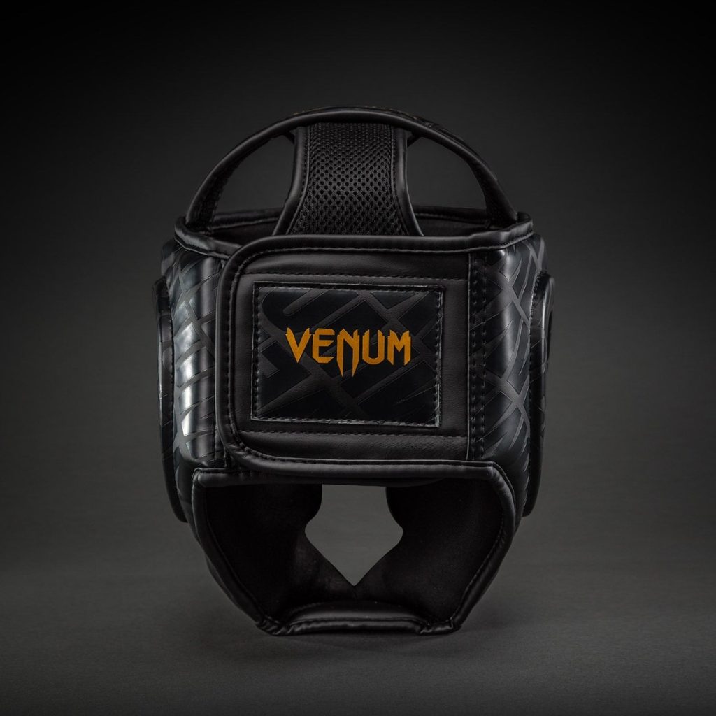 Каска за Бокс Venum Contender 1.5 Black/Gold – отстрани