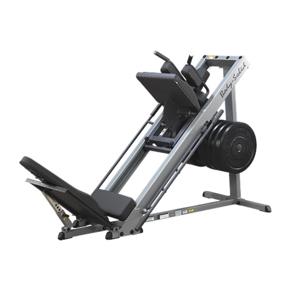 Лег Преса и Хак Клек Body-Solid GLPH1100B-25S за дискове 25 мм – общ вид