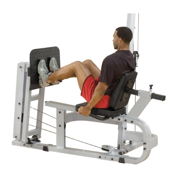 Лег преса със стек 95 кг Body-Solid LP40S за EXM4000S – общ вид