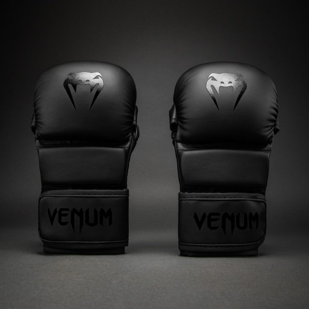 ММА Ръкавици Venum Contender 1.5 Sparring Black – чифт отпред
