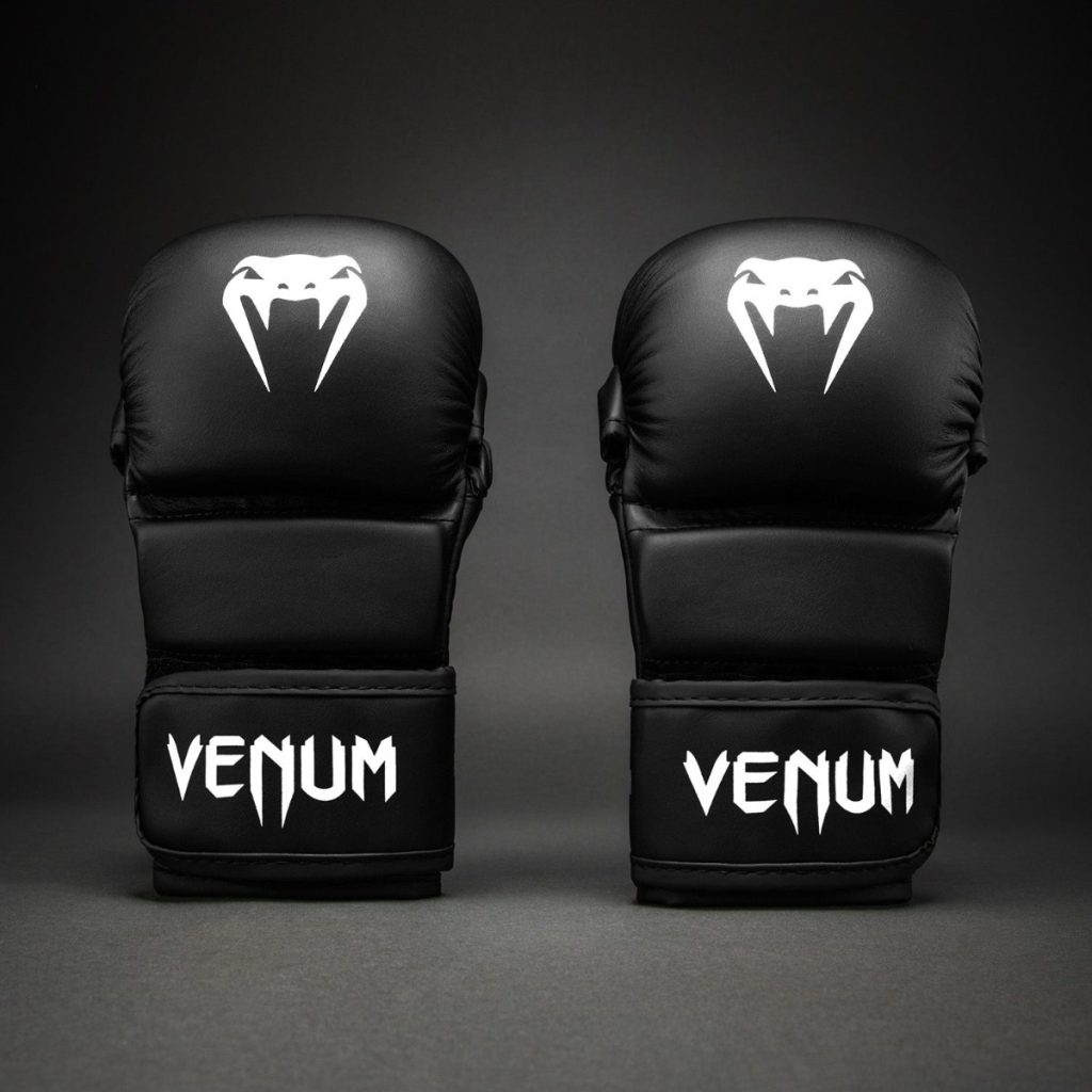 ММА Ръкавици Venum Contender 1.5 Sparring Black/White – чифт отпред