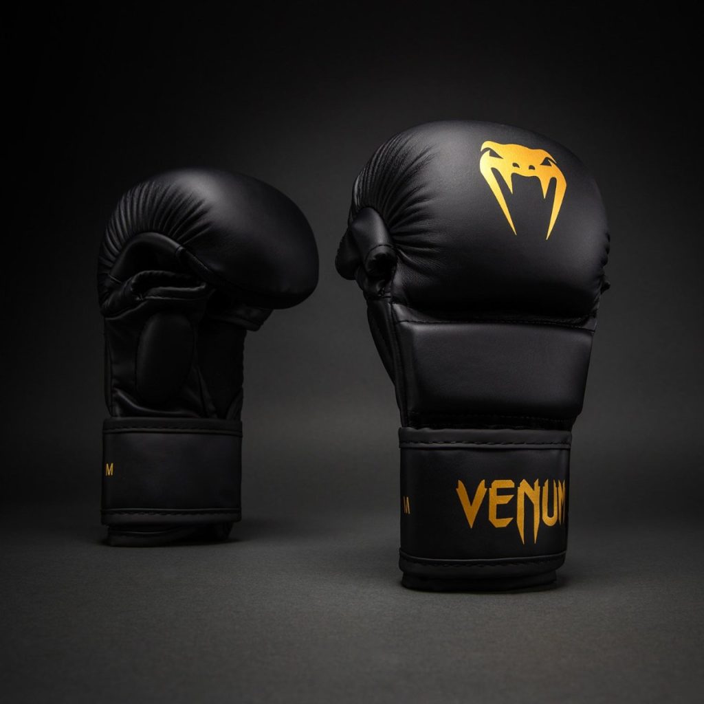 ММА Ръкавици Venum Contender 1.5 Sparring Black/Gold – чифт