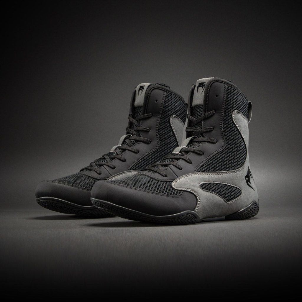 Обувки за Бокс Venum Contender Black/Grey – чифт отстрани