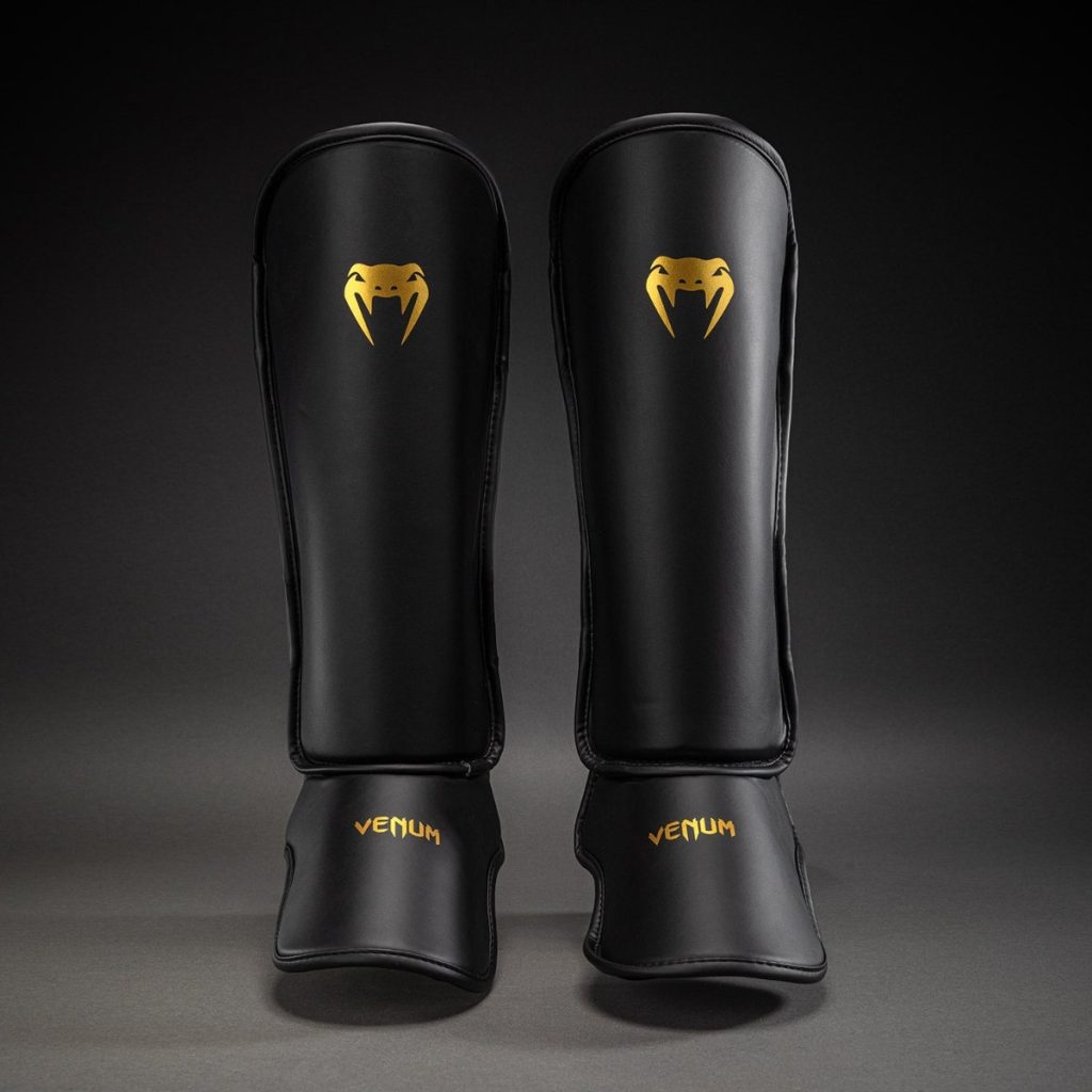 Протектори за Крака Venum Contender 1.5 Black/Gold – чифт отзад