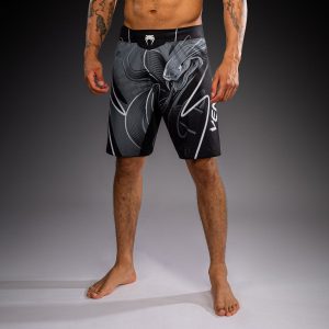 Шорти Venum Crimson Viper 2.0 Fightshorts Black/Grey – отпред