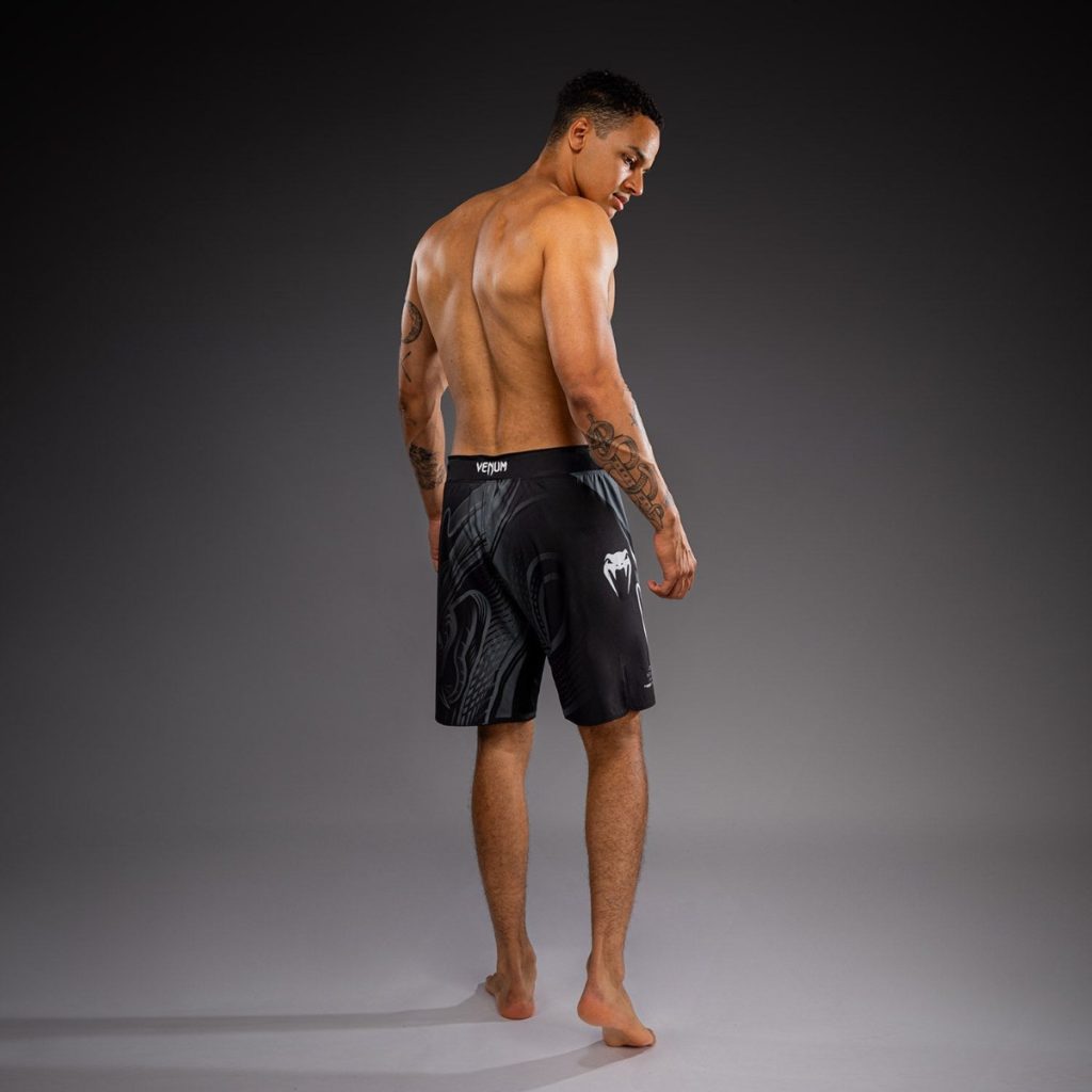 Шорти Venum Crimson Viper 2.0 Fightshorts Black/Grey – отстрани