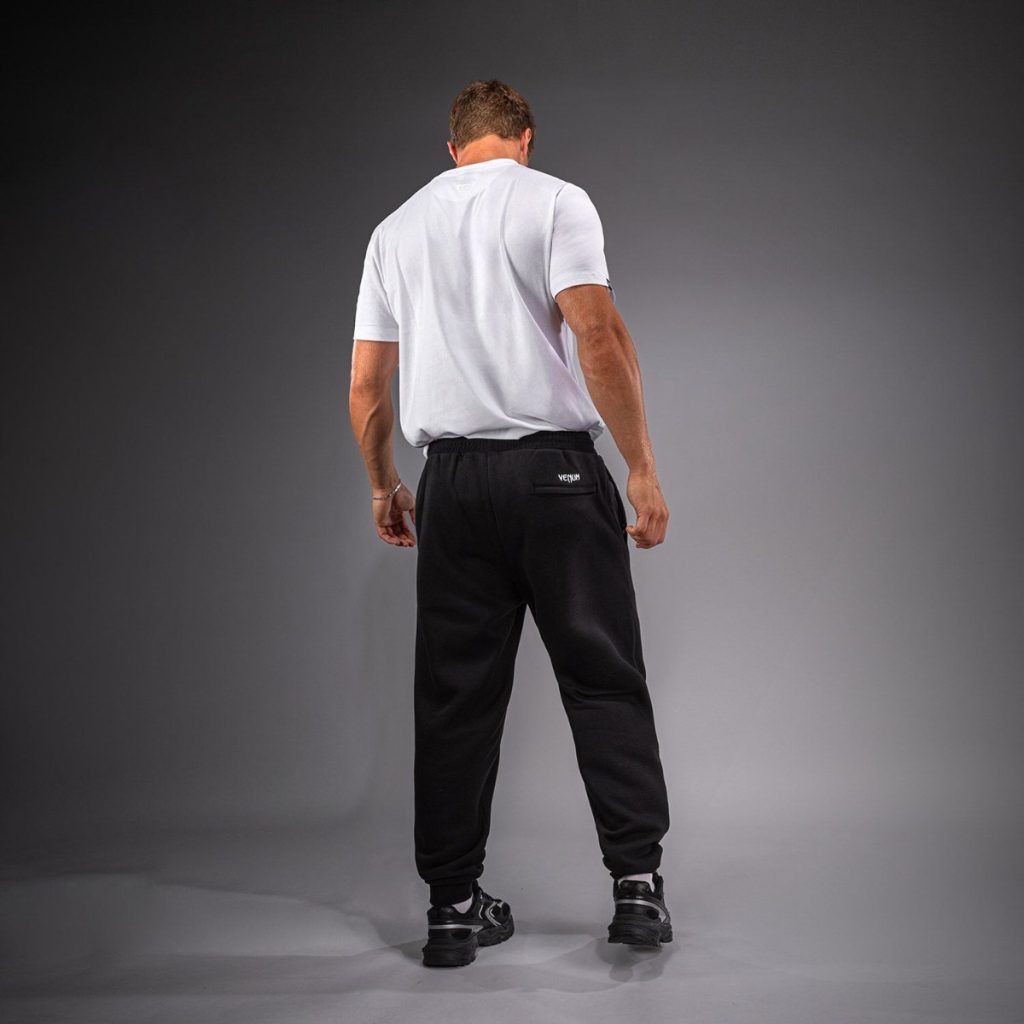 Спортен Екип Venum Attack Fleece & Weave Black – долнище – отзад