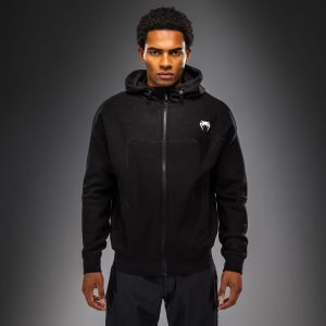 Спортен Екип Venum Attack Fleece & Weave Black – горнище – отпред