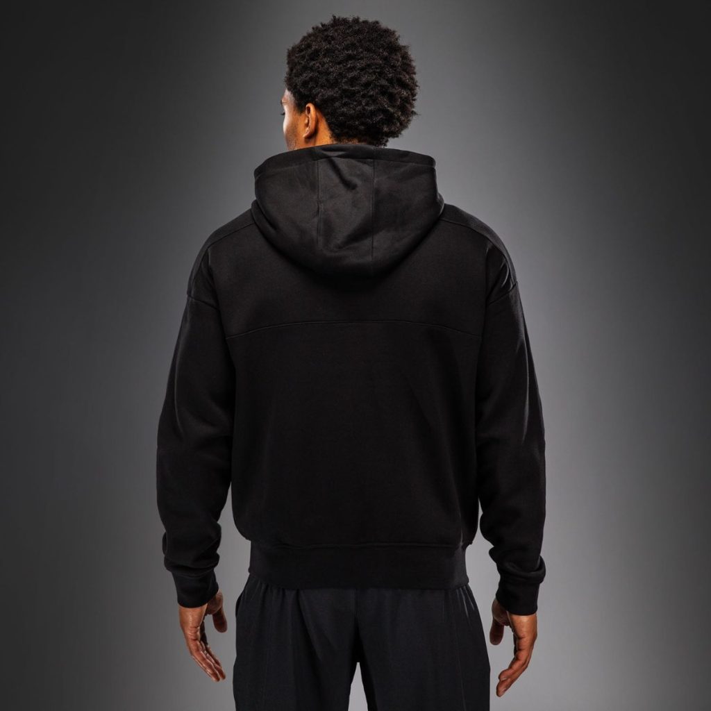Спортен Екип Venum Attack Fleece & Weave Black – горнище – под ъгъл