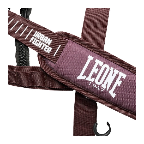 Спортен Сак Leone Urban Fighter AC960 черно-какао камуфлаж – детайл раменен колан
