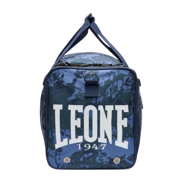 Спортен Сак Leone Urban Fighter AC960 син камуфлаж – отстрани с лого