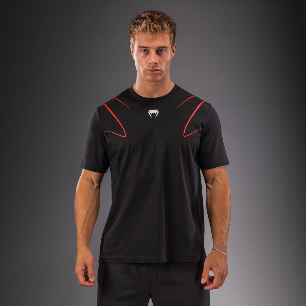 Тениска Venum Crimson Viper 2.0 Black/Red – отпред