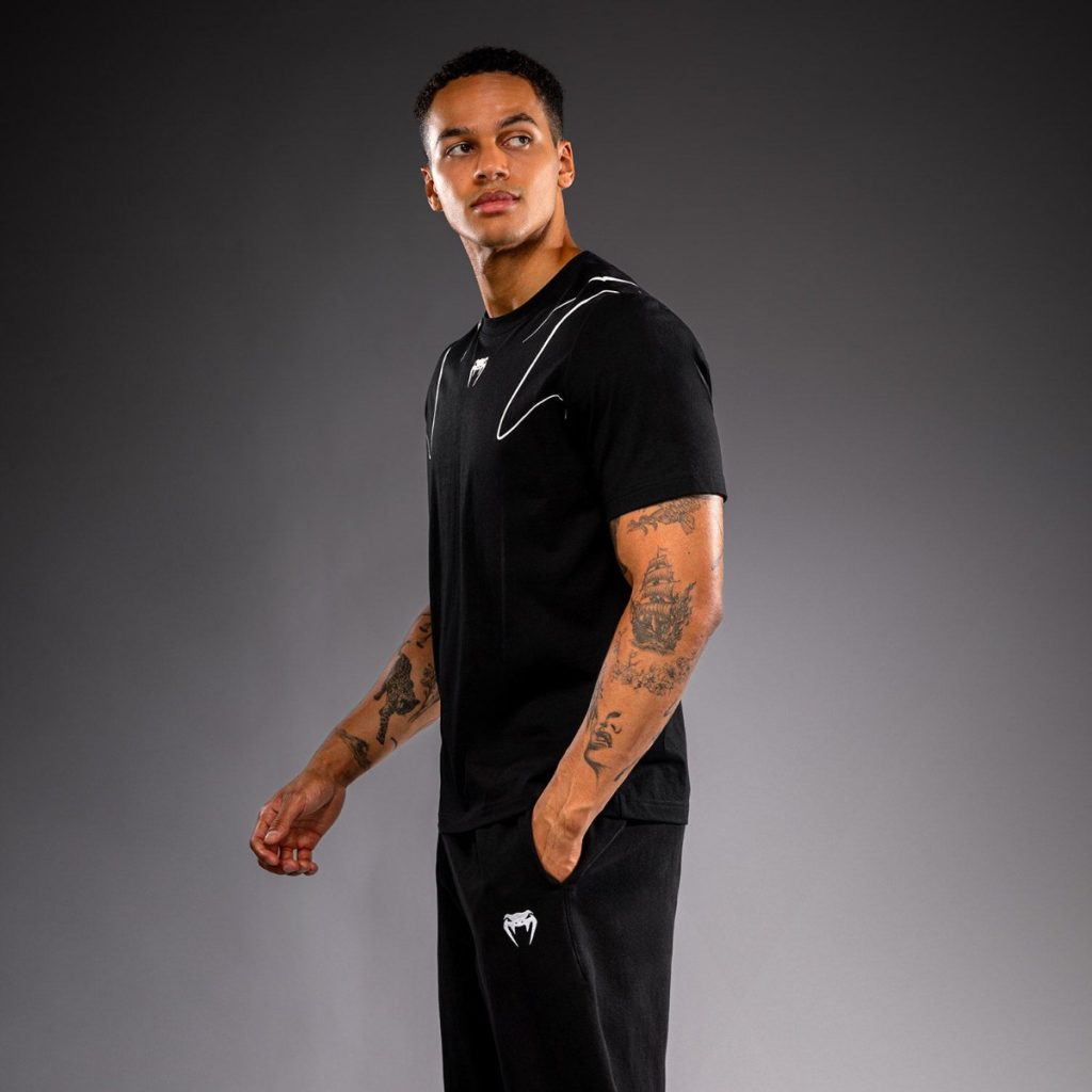 Тениска Venum Crimson Viper 2.0 Black/Grey – под ъгъл