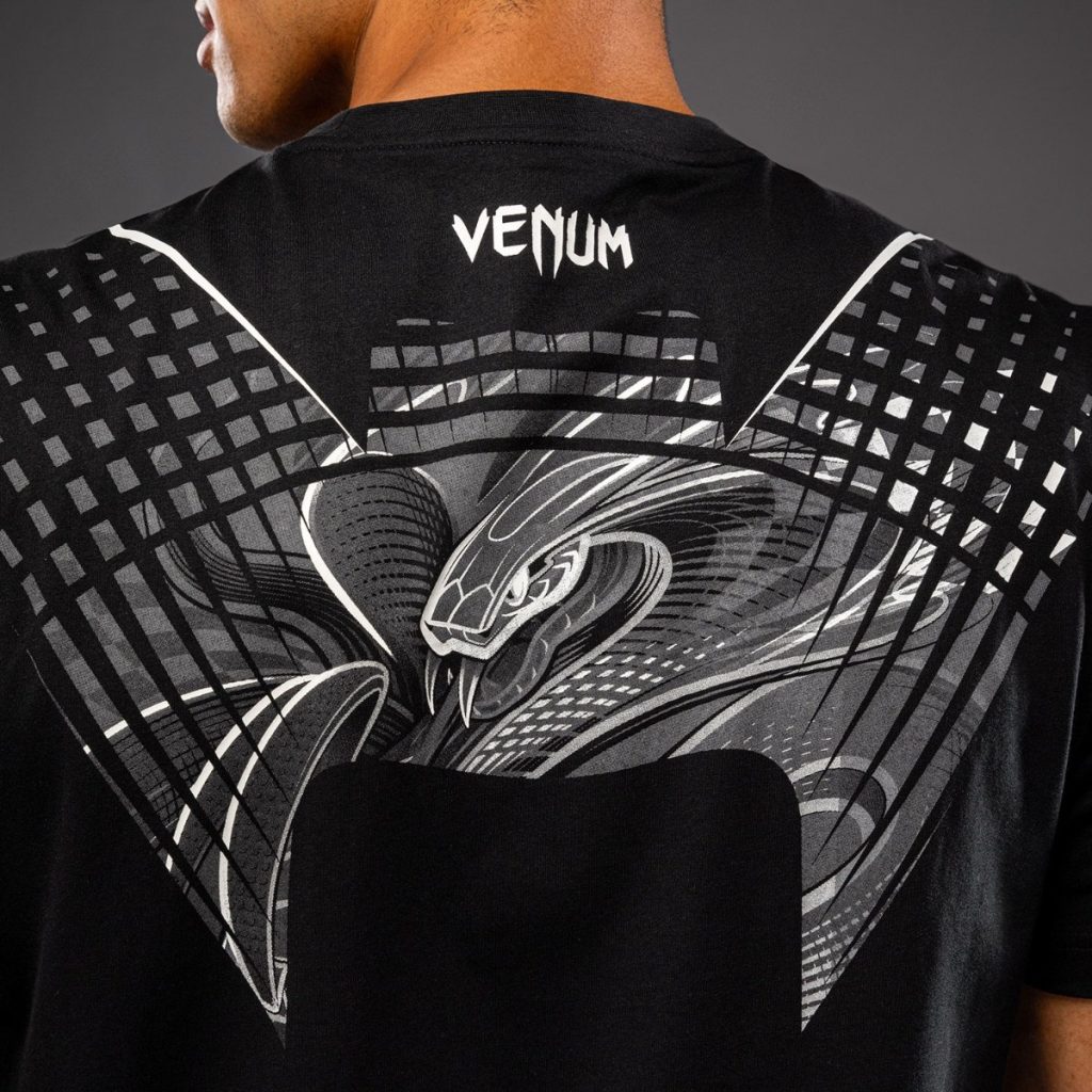 Тениска Venum Crimson Viper 2.0 Black/Grey – детайл на гърба