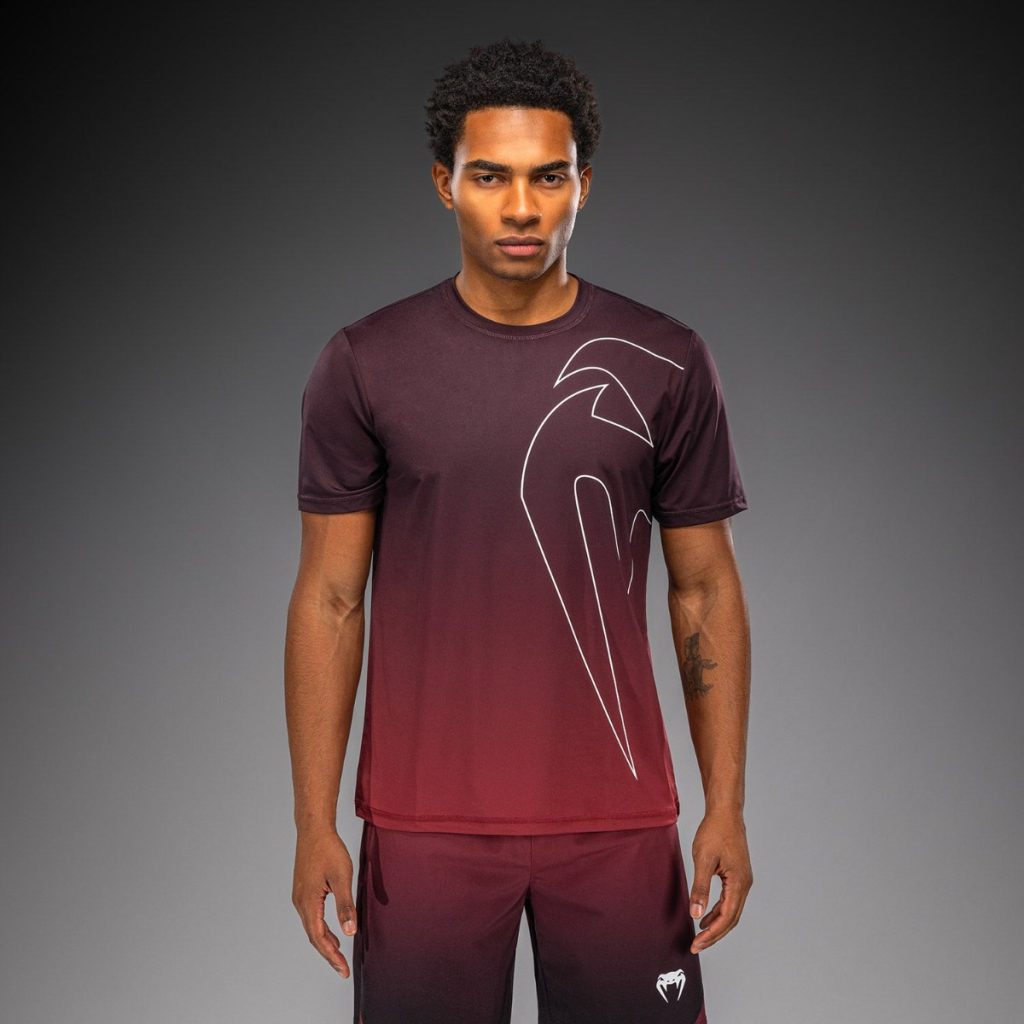 Тениска Venum Giant Shift Dry Tech Black/Red – отпред